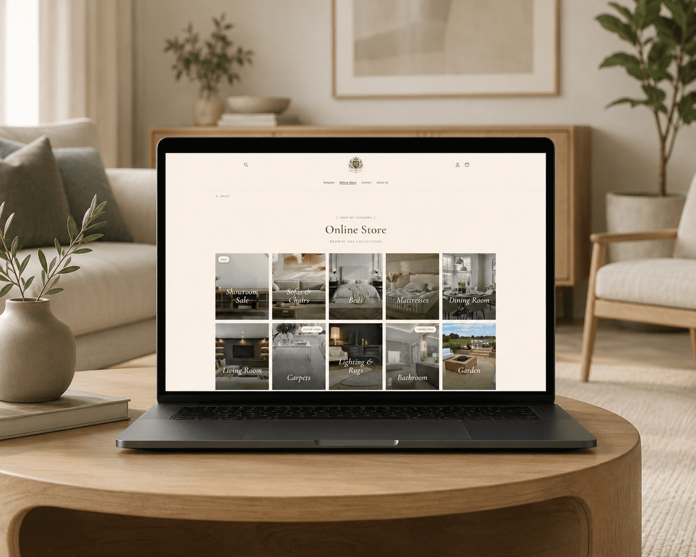 Richdale Sofas: A brochure site turned into a bespoke Shopify store for a Derbyshire furniture maker. A premium custom theme built to the brand, plus a postcode checker that flags the 13 areas they quote by hand.